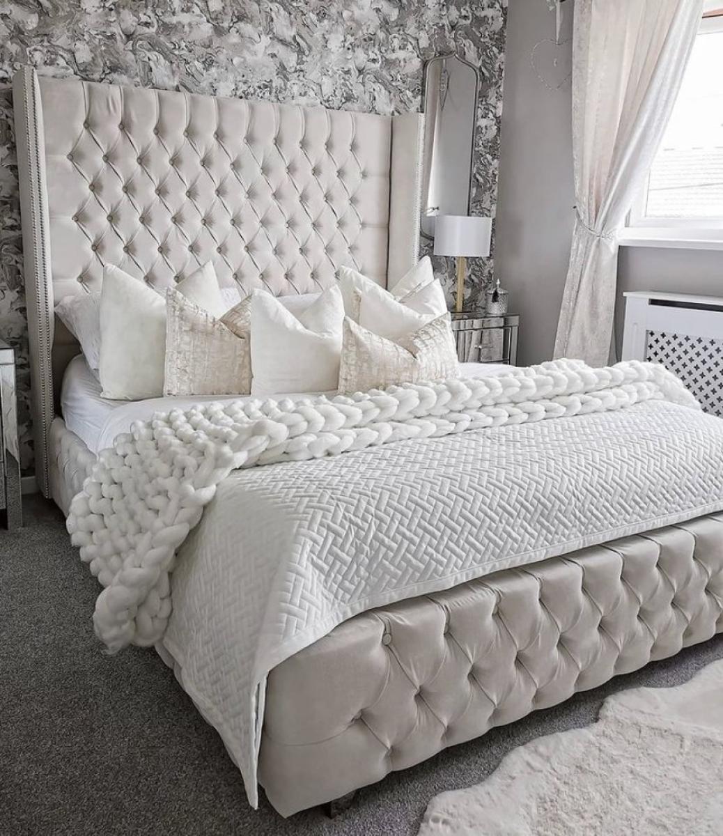 Hampton – Buttoned Surround — Bed Frames handmade to order by Langham Furniture, image 3 of 6