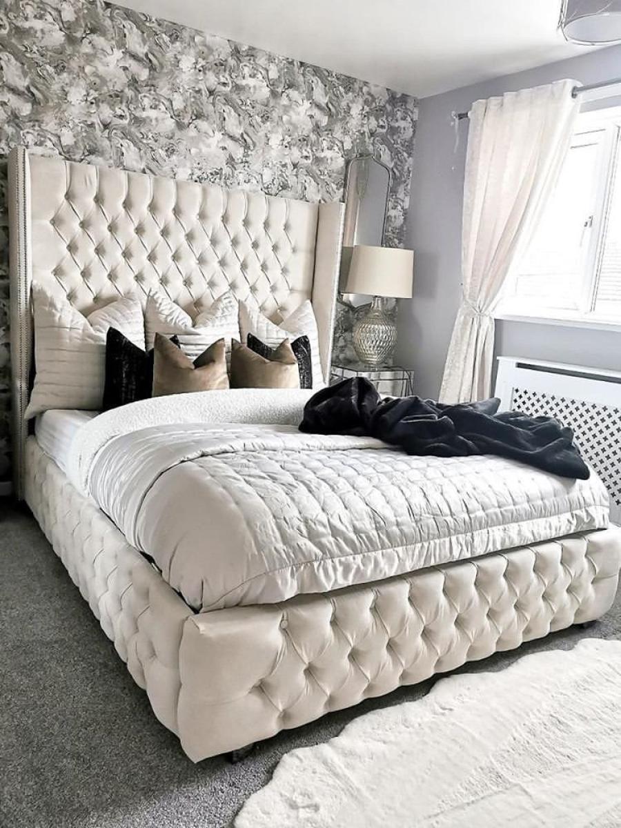 Hampton – Buttoned Surround — Bed Frames handmade to order by Langham Furniture, image 5 of 6