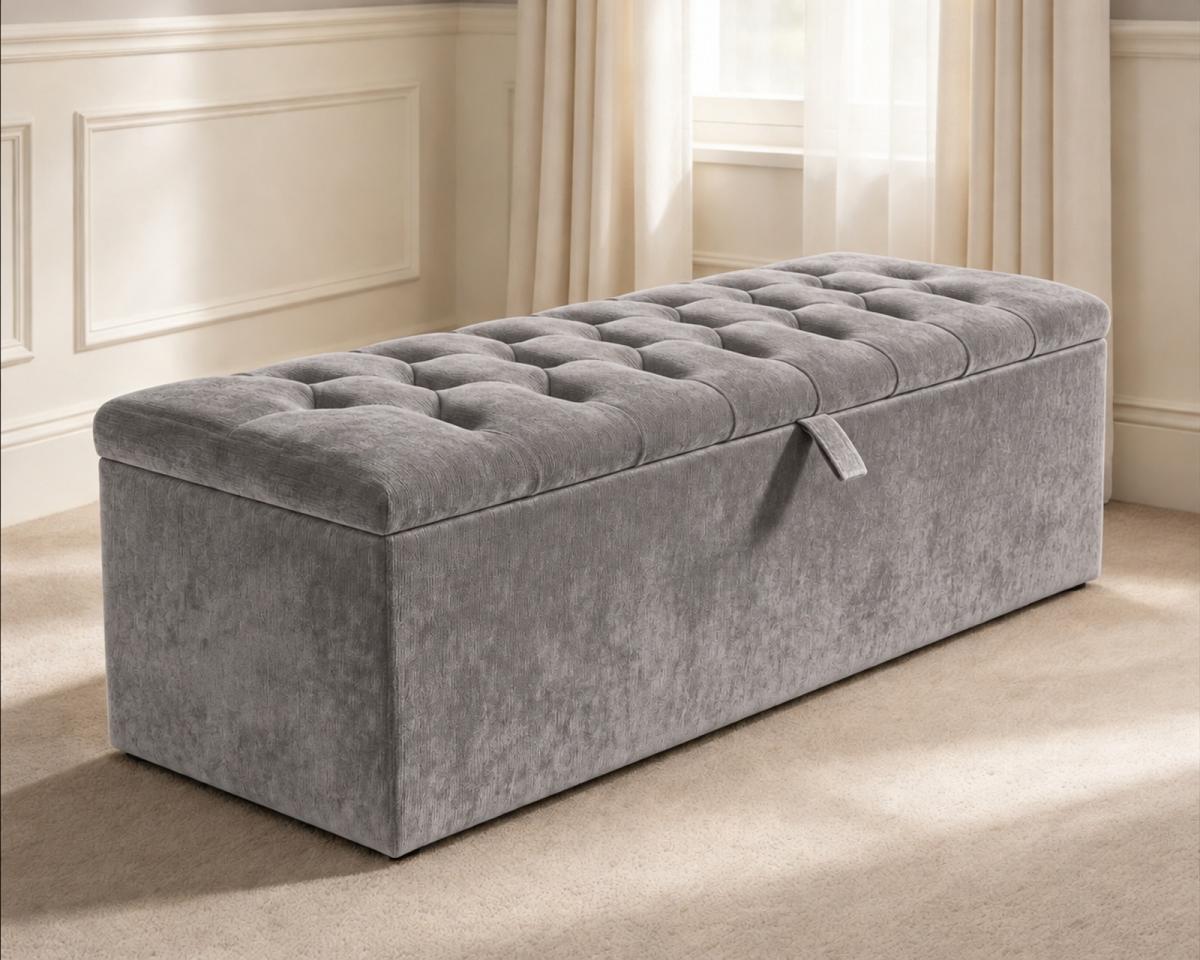Fenwick Ottoman Storage Box, view 3