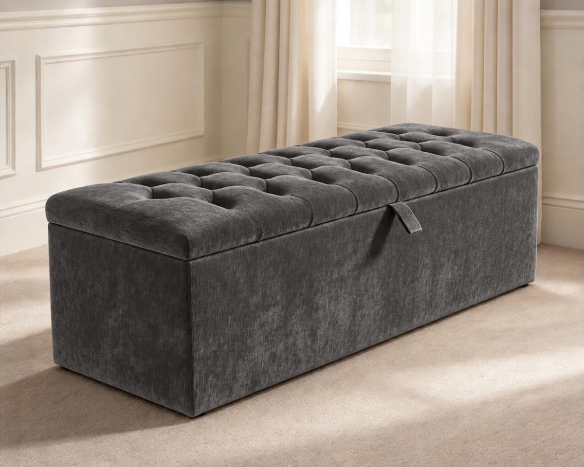 Fenwick Ottoman Storage Box, view 5