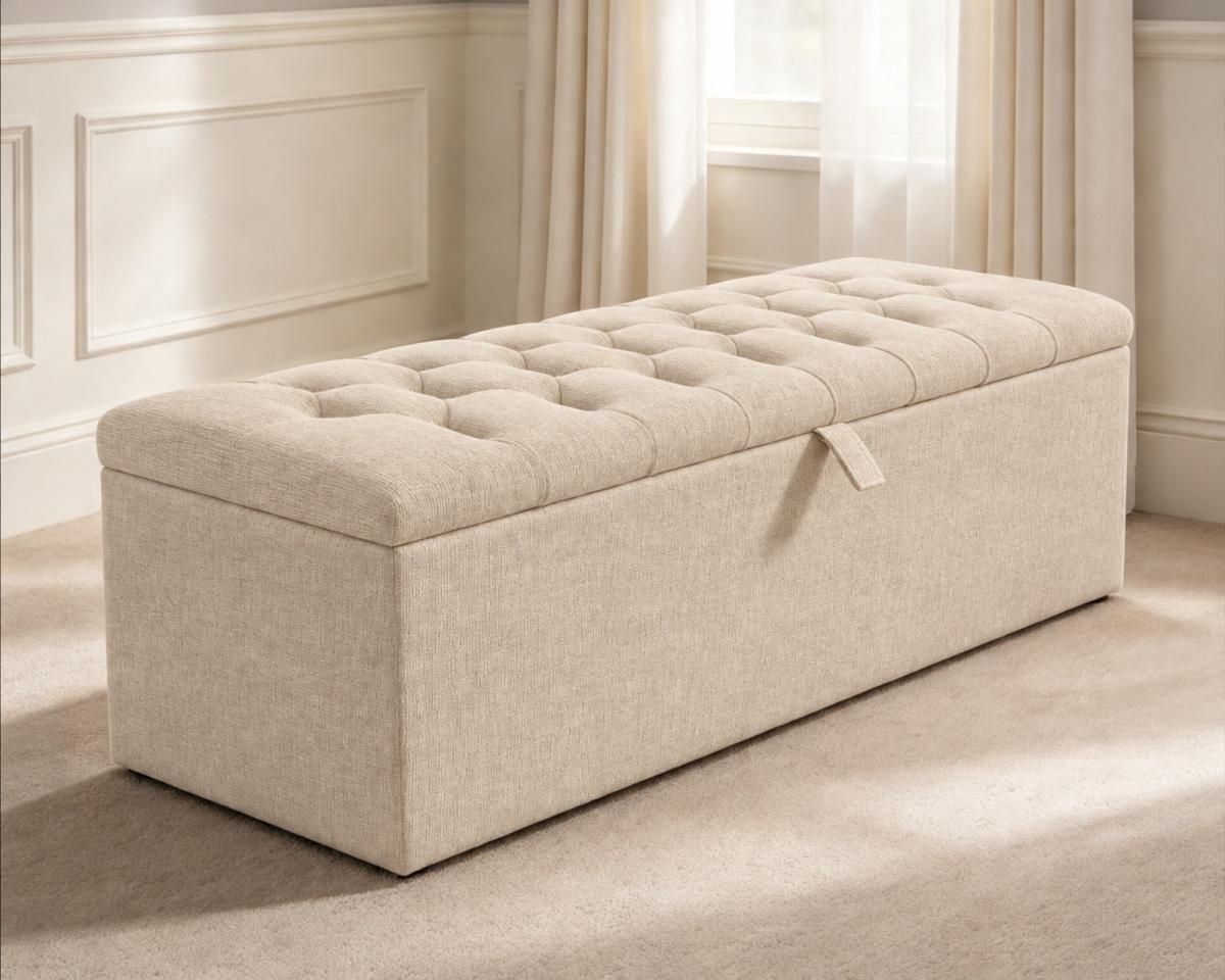 Fenwick Ottoman Storage Box, view 24