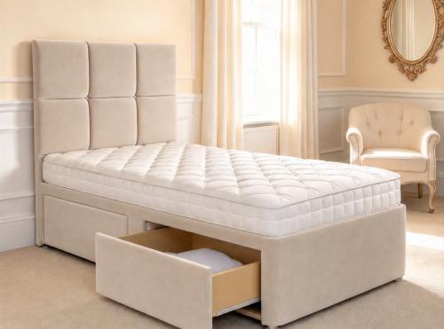 Cream Plush Velvet