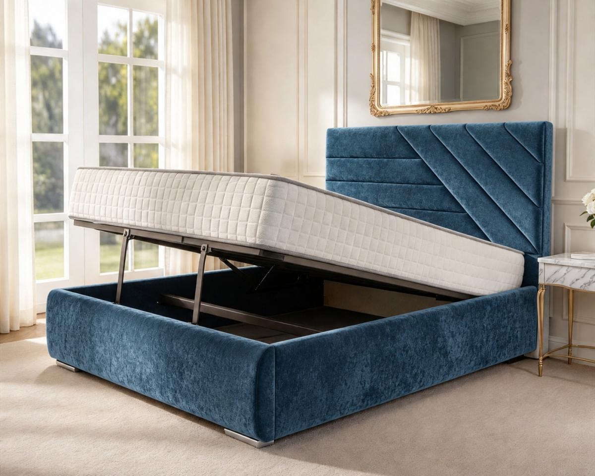 Hadleigh Upholstered Ottoman Bed, view 4