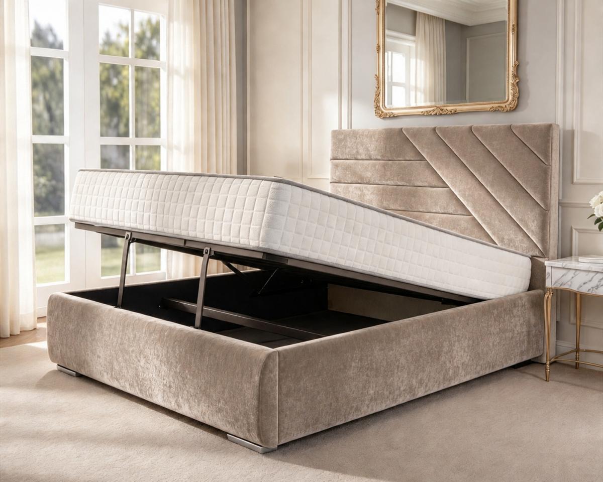 Hadleigh Upholstered Ottoman Bed, view 7