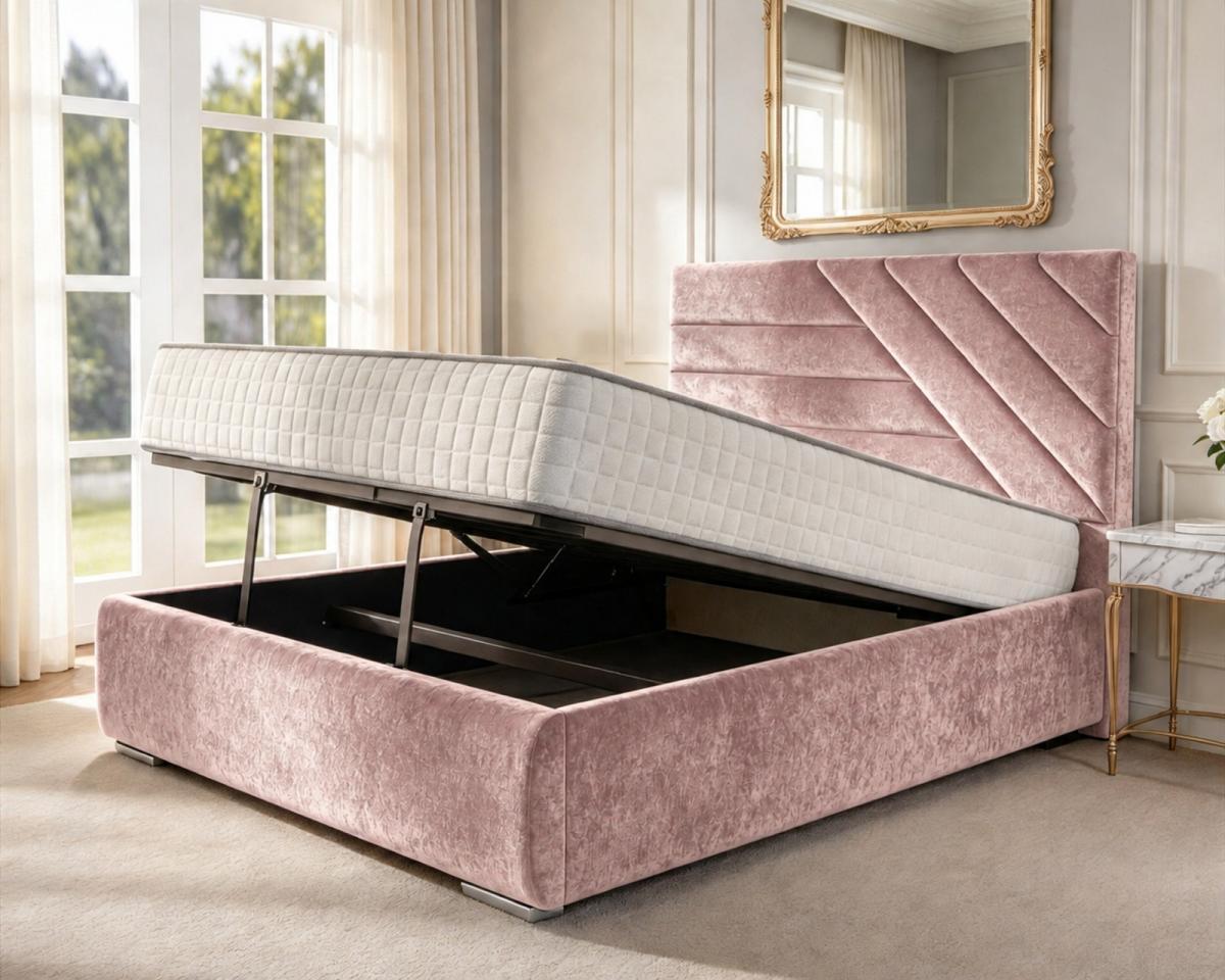 Hadleigh Upholstered Ottoman Bed, view 8
