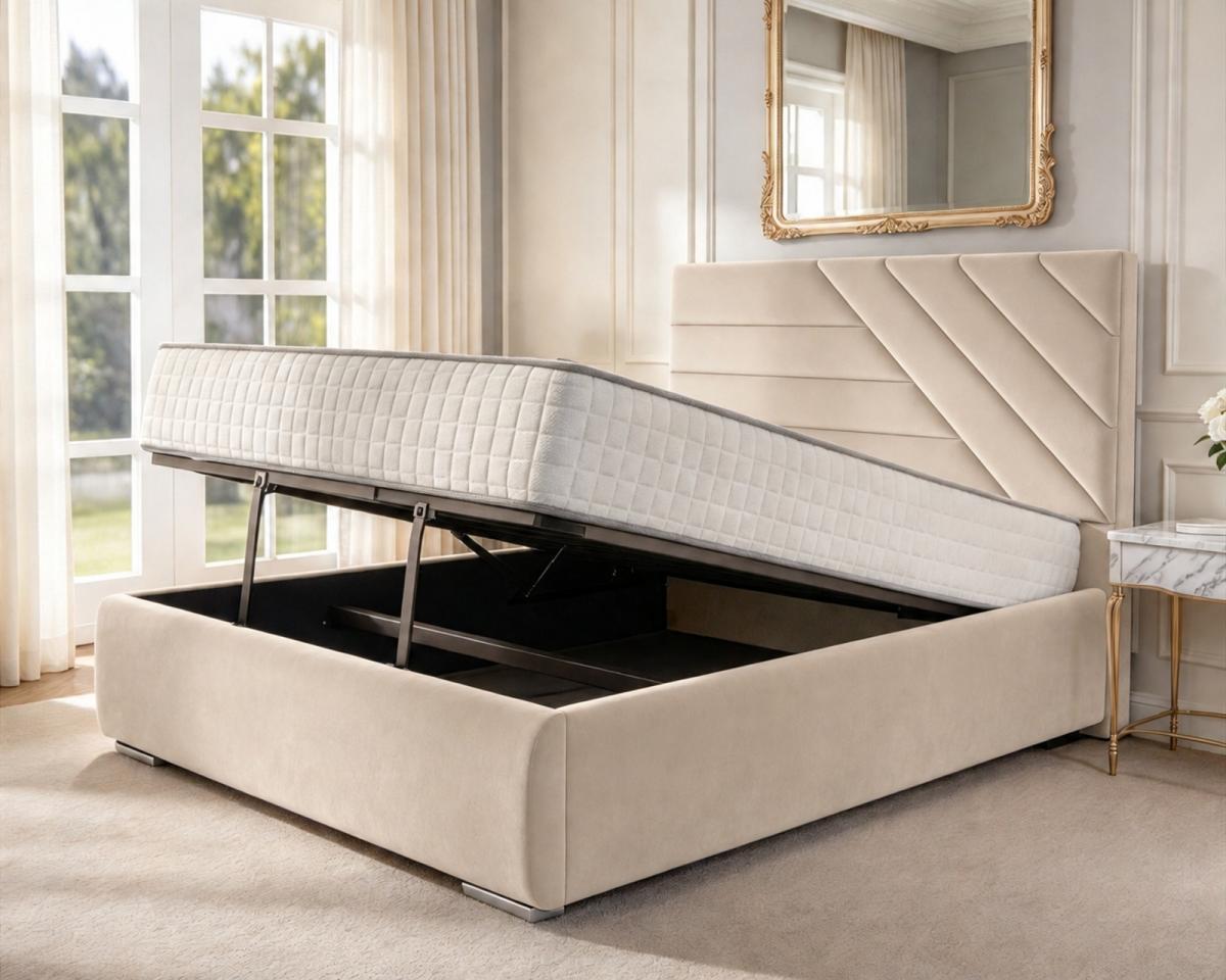 Hadleigh Upholstered Ottoman Bed, view 11