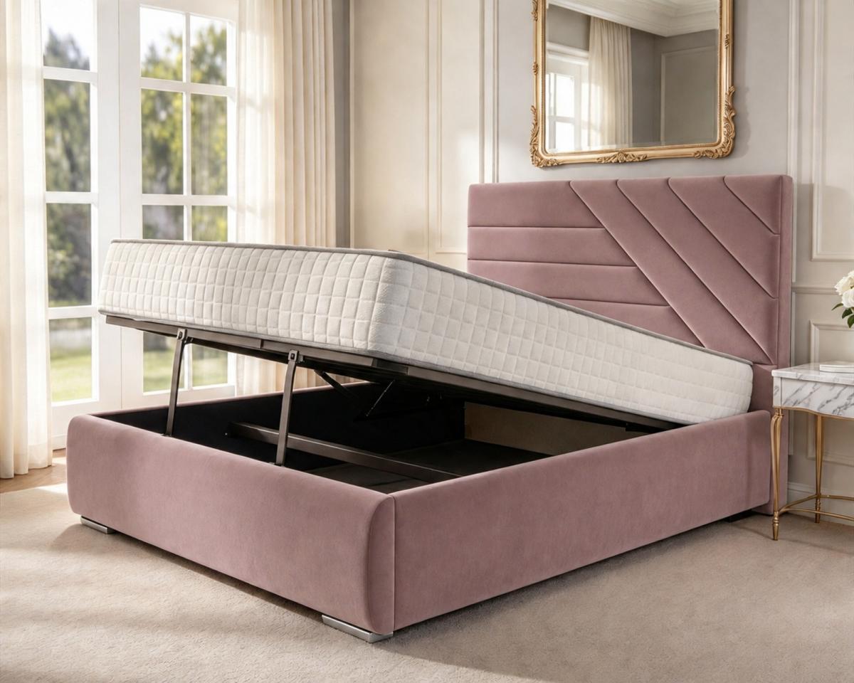 Hadleigh Upholstered Ottoman Bed, view 14