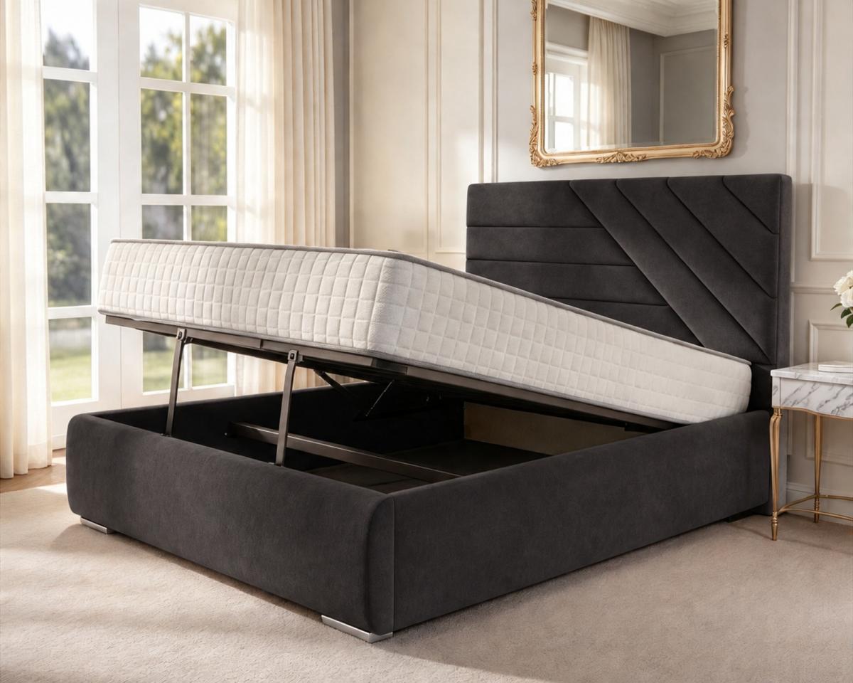 Hadleigh Upholstered Ottoman Bed, view 17