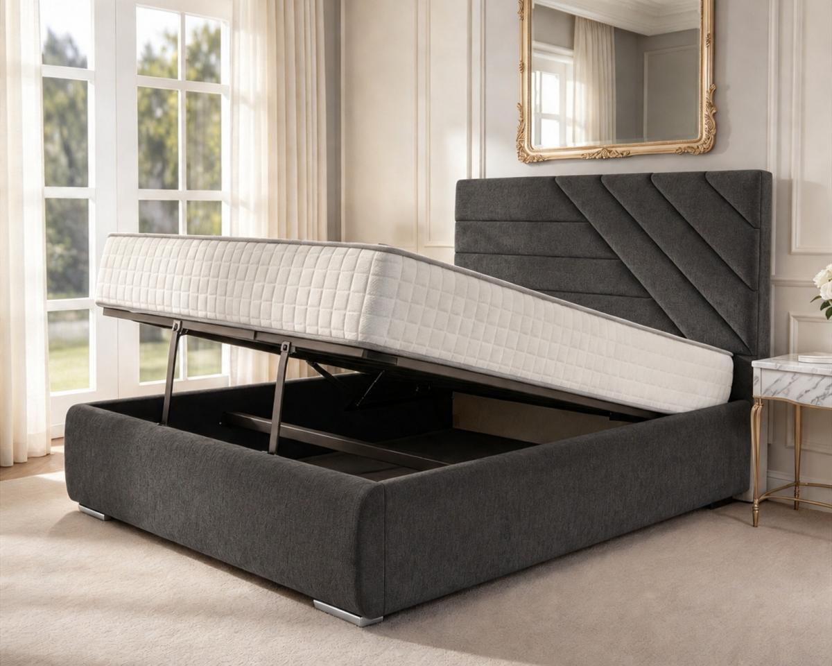 Hadleigh Upholstered Ottoman Bed, view 22