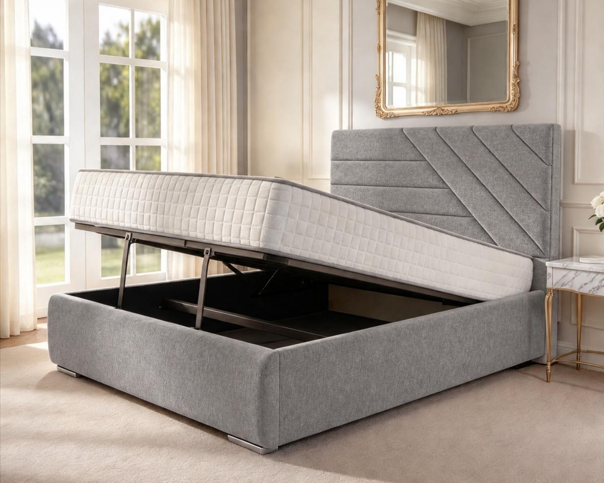 Hadleigh Upholstered Ottoman Bed, view 25