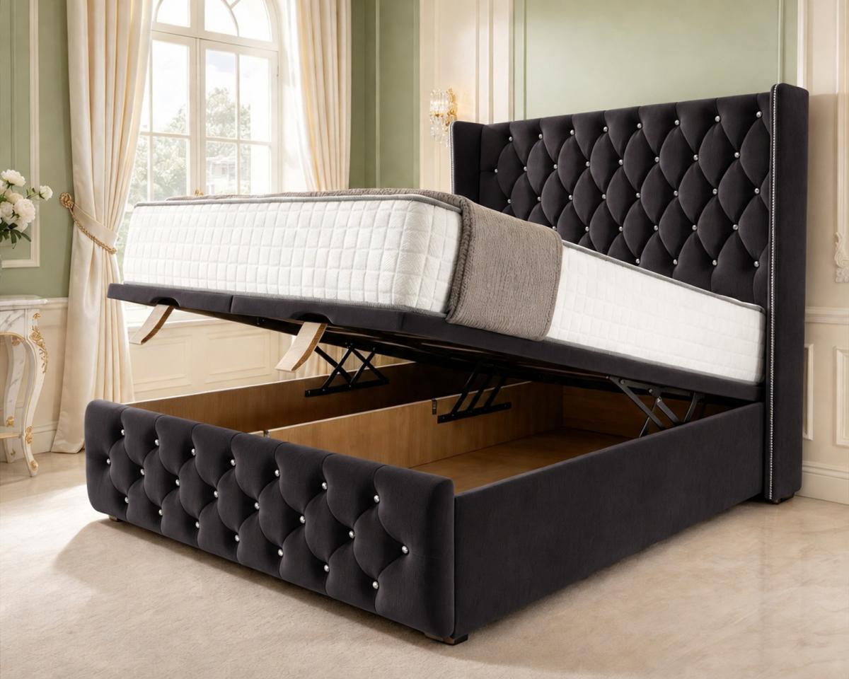 Henley Ottoman Divan Bed, view 2