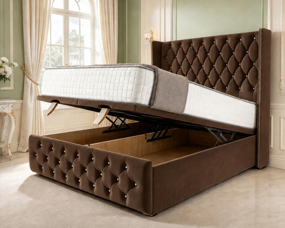 Henley Ottoman Divan Bed, view 9