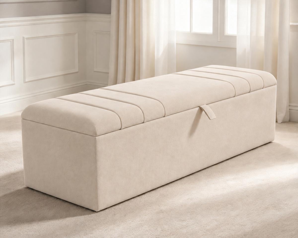 Kelsey Ottoman Storage Box — Ottoman Storage Boxes, made to order