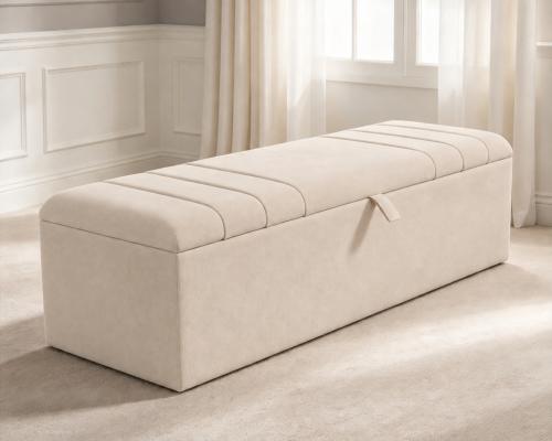 Kelsey Ottoman Storage Box — Ottoman Storage Boxes, made to order