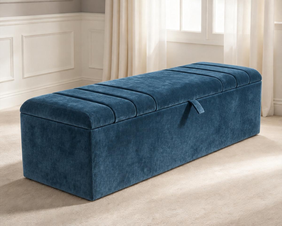 Kelsey Ottoman Storage Box, view 5