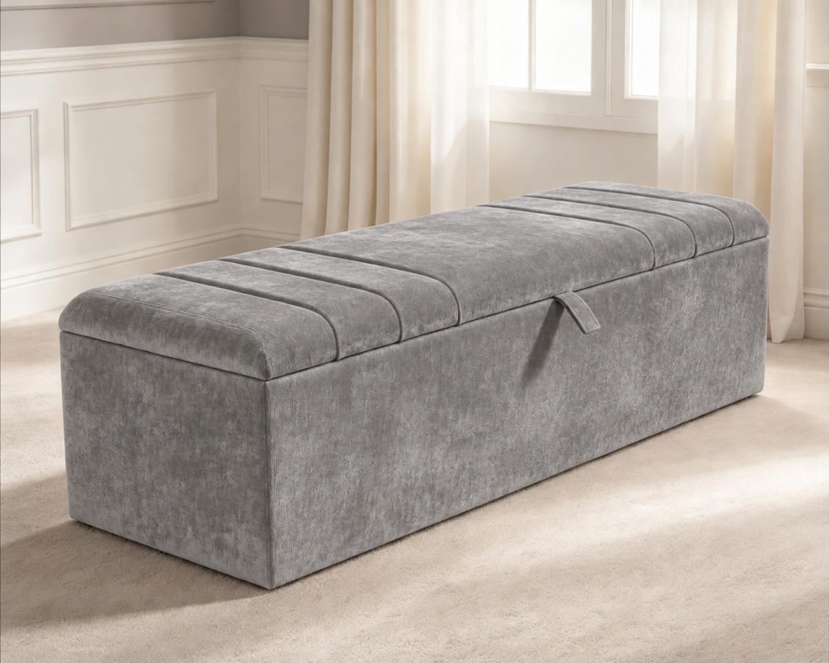 Kelsey Ottoman Storage Box, view 7