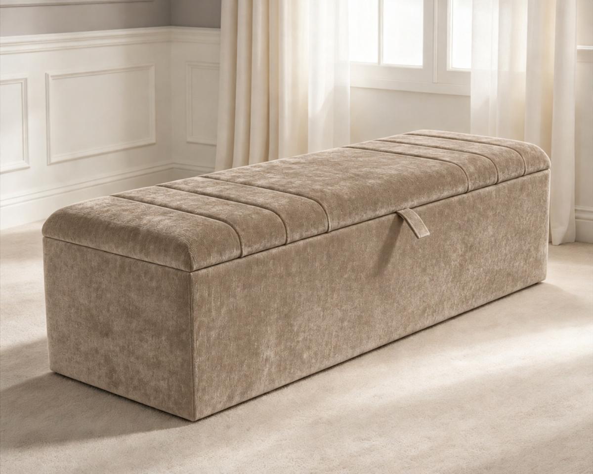 Kelsey Ottoman Storage Box, view 8