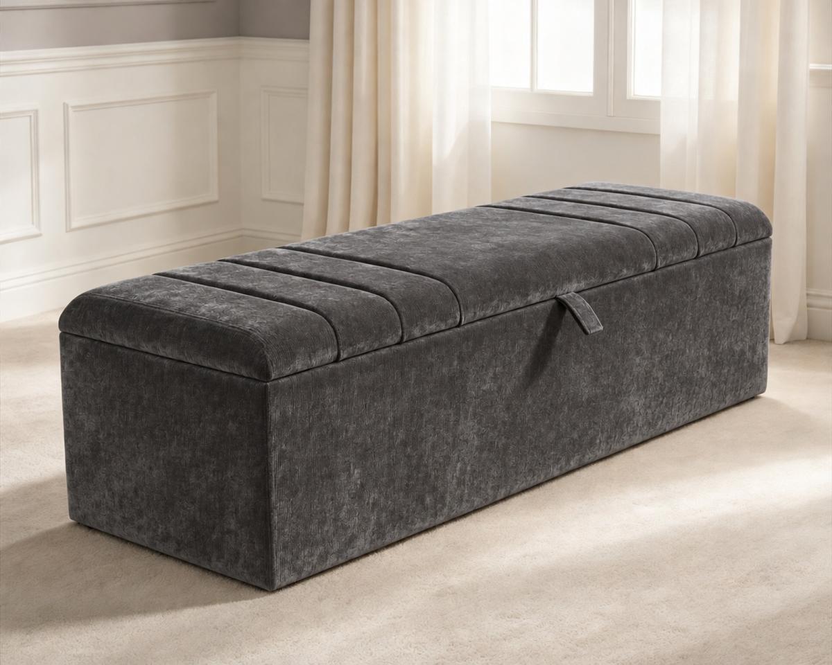 Kelsey Ottoman Storage Box, view 9