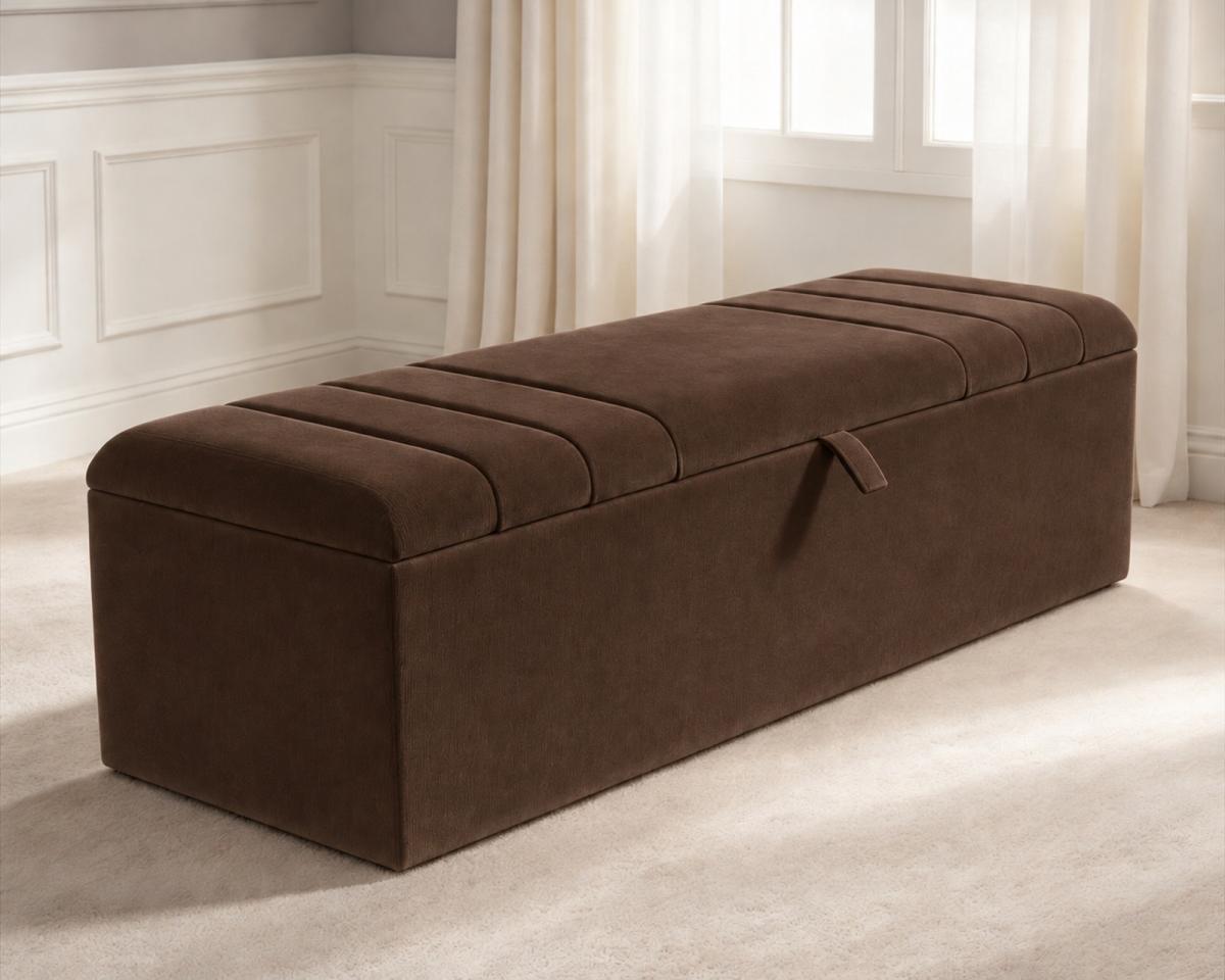 Kelsey Ottoman Storage Box, view 14