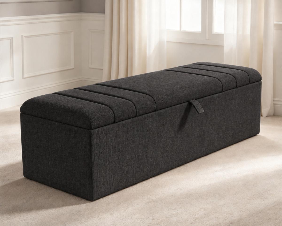 Kelsey Ottoman Storage Box, view 15