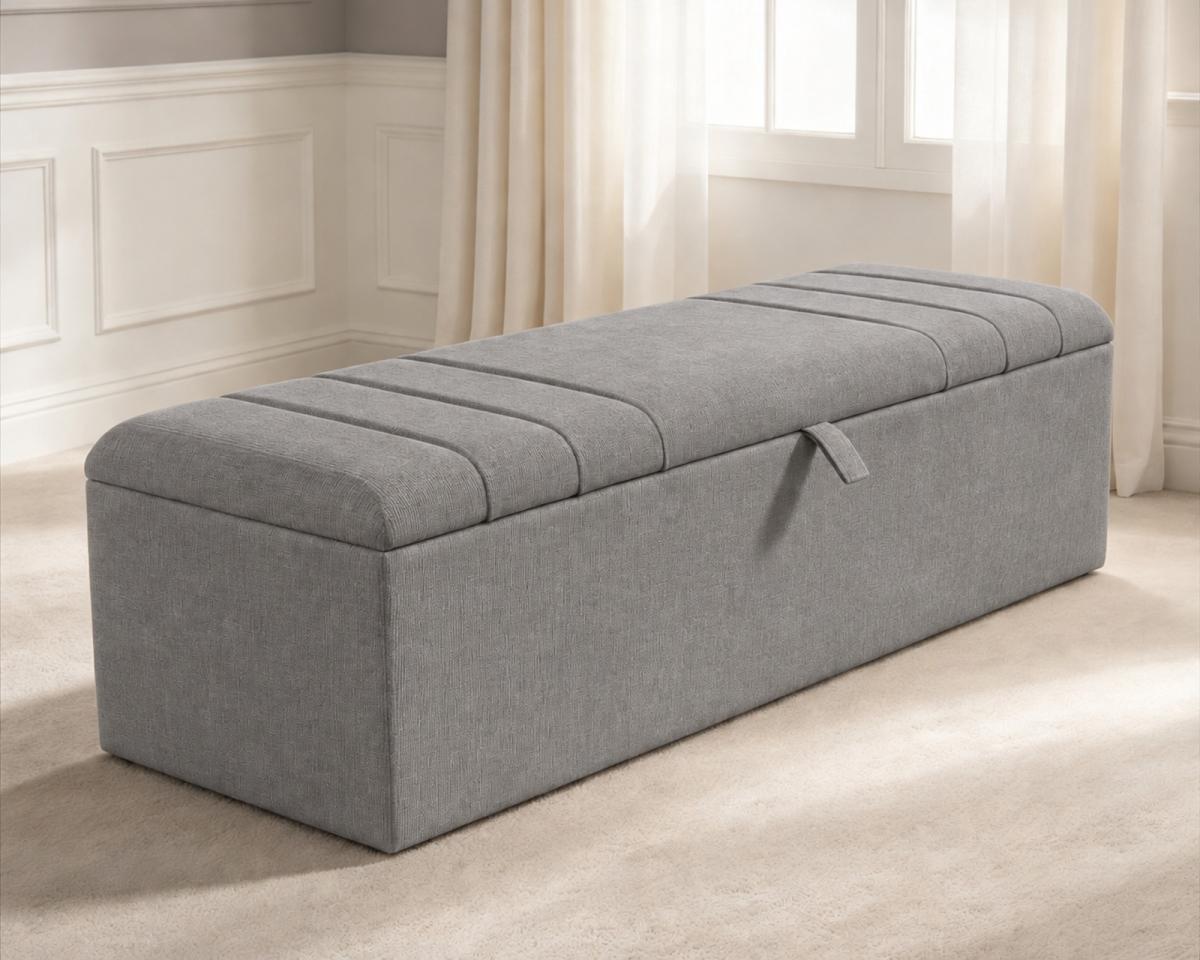 Kelsey Ottoman Storage Box, view 17