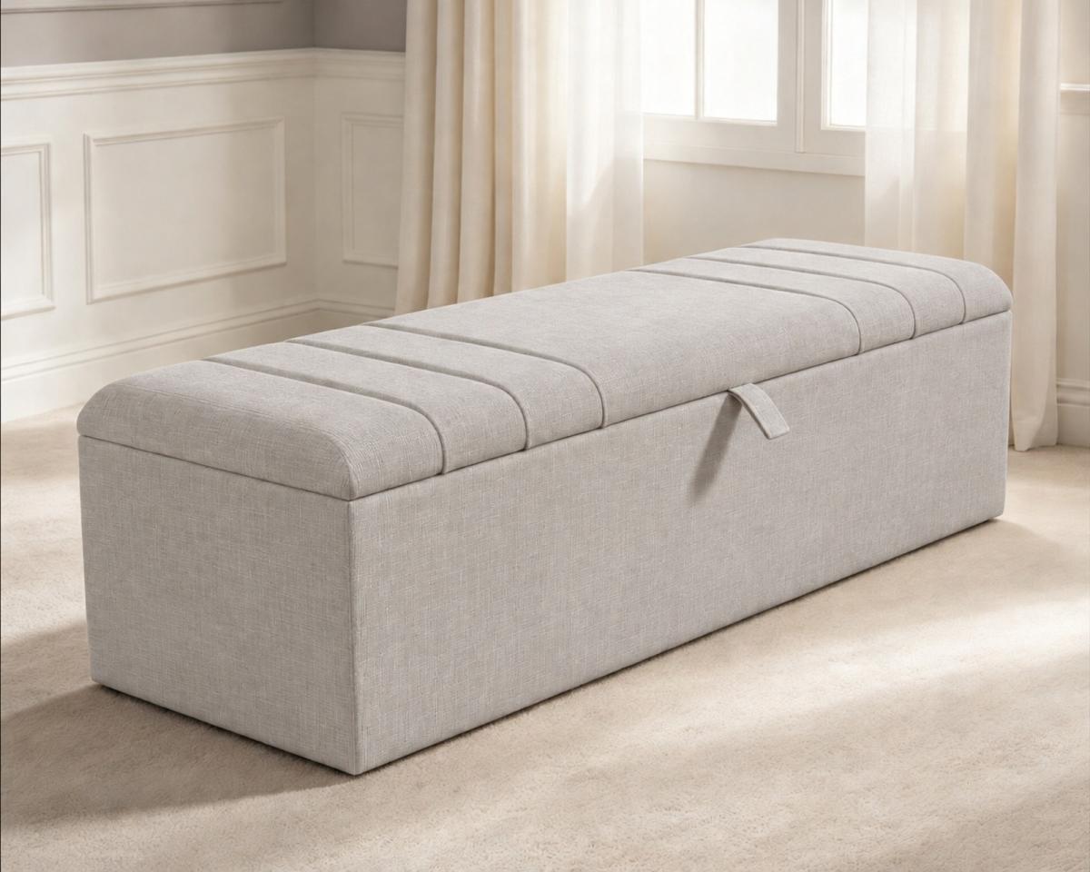 Kelsey Ottoman Storage Box, view 18