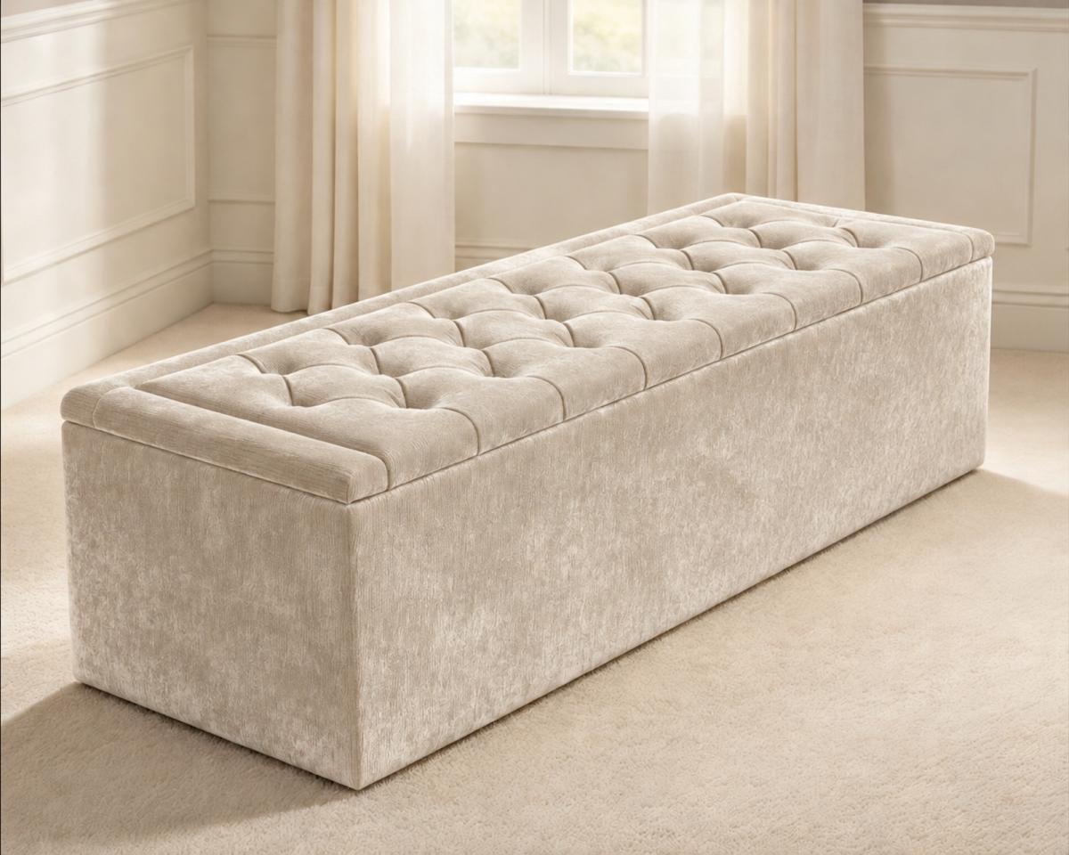 Kingsley Ottoman Storage Box, view 2