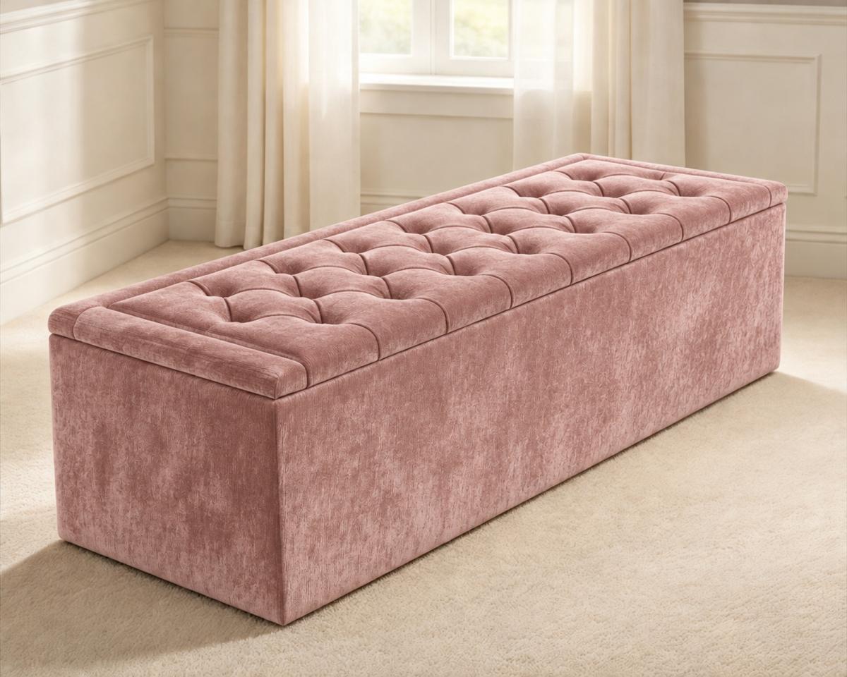 Kingsley Ottoman Storage Box, view 8