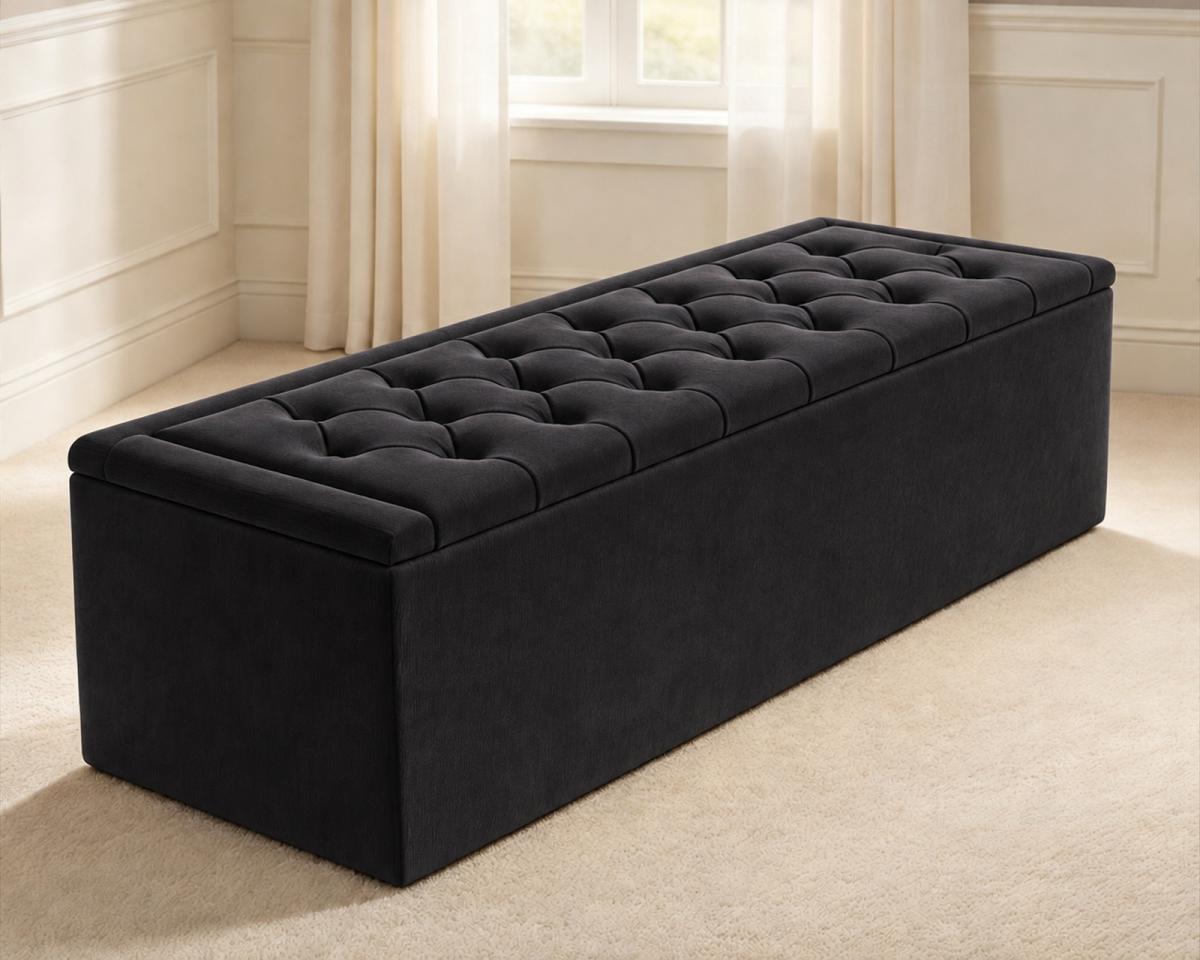 Kingsley Ottoman Storage Box, view 9