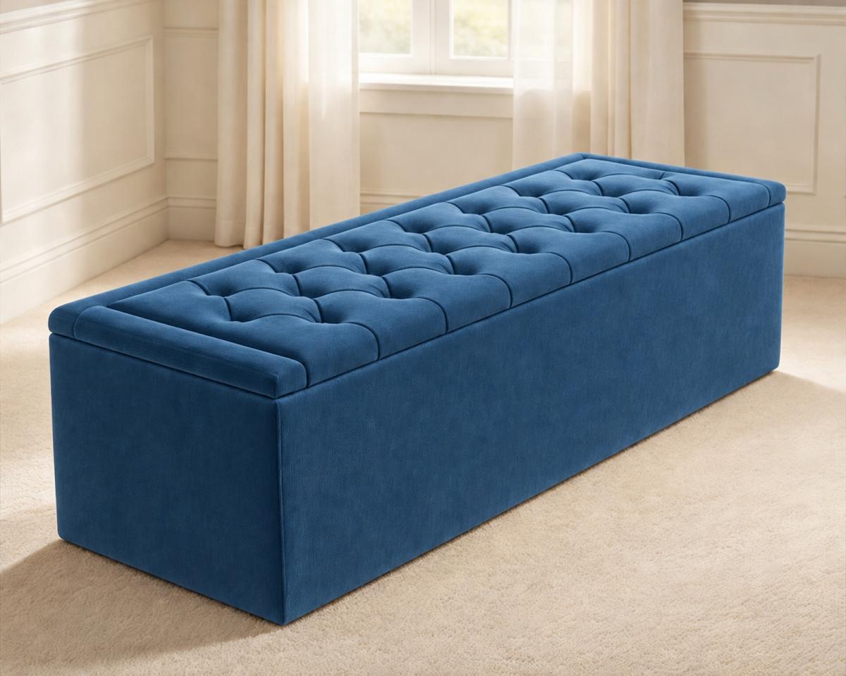 Kingsley Ottoman Storage Box, view 10