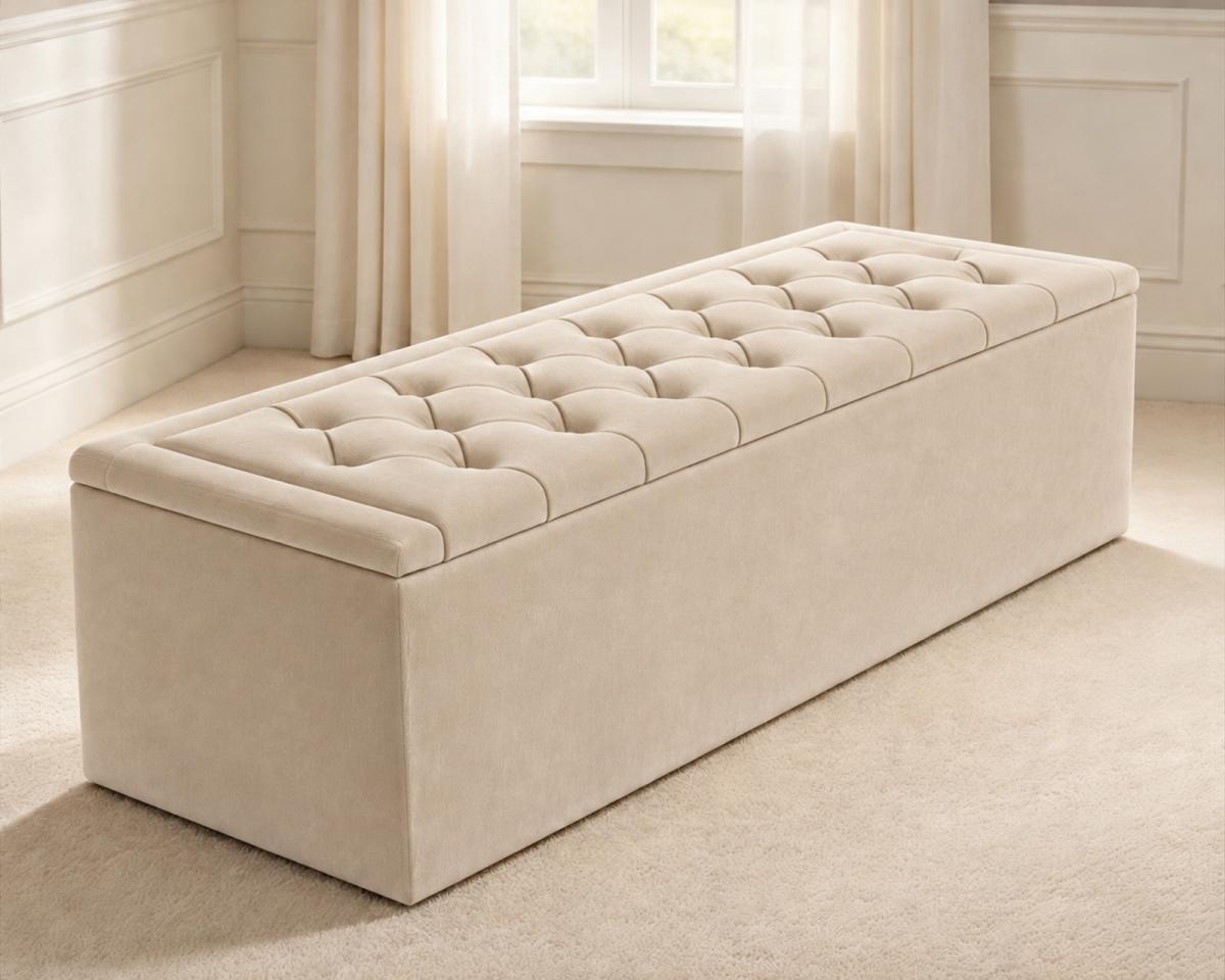 Kingsley Ottoman Storage Box, view 11