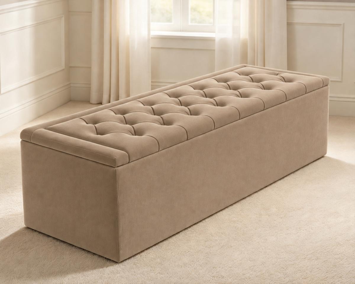 Kingsley Ottoman Storage Box, view 12
