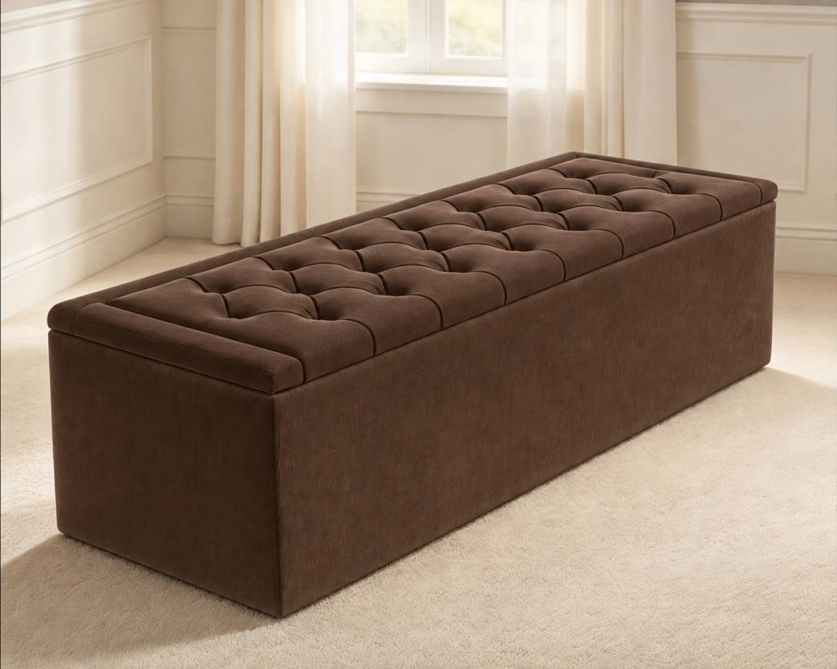 Kingsley Ottoman Storage Box, view 13