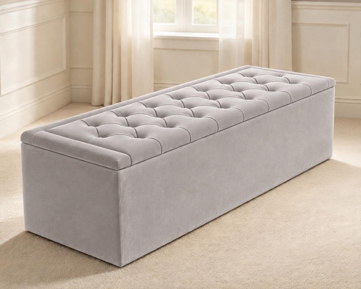 Kingsley Ottoman Storage Box, view 15