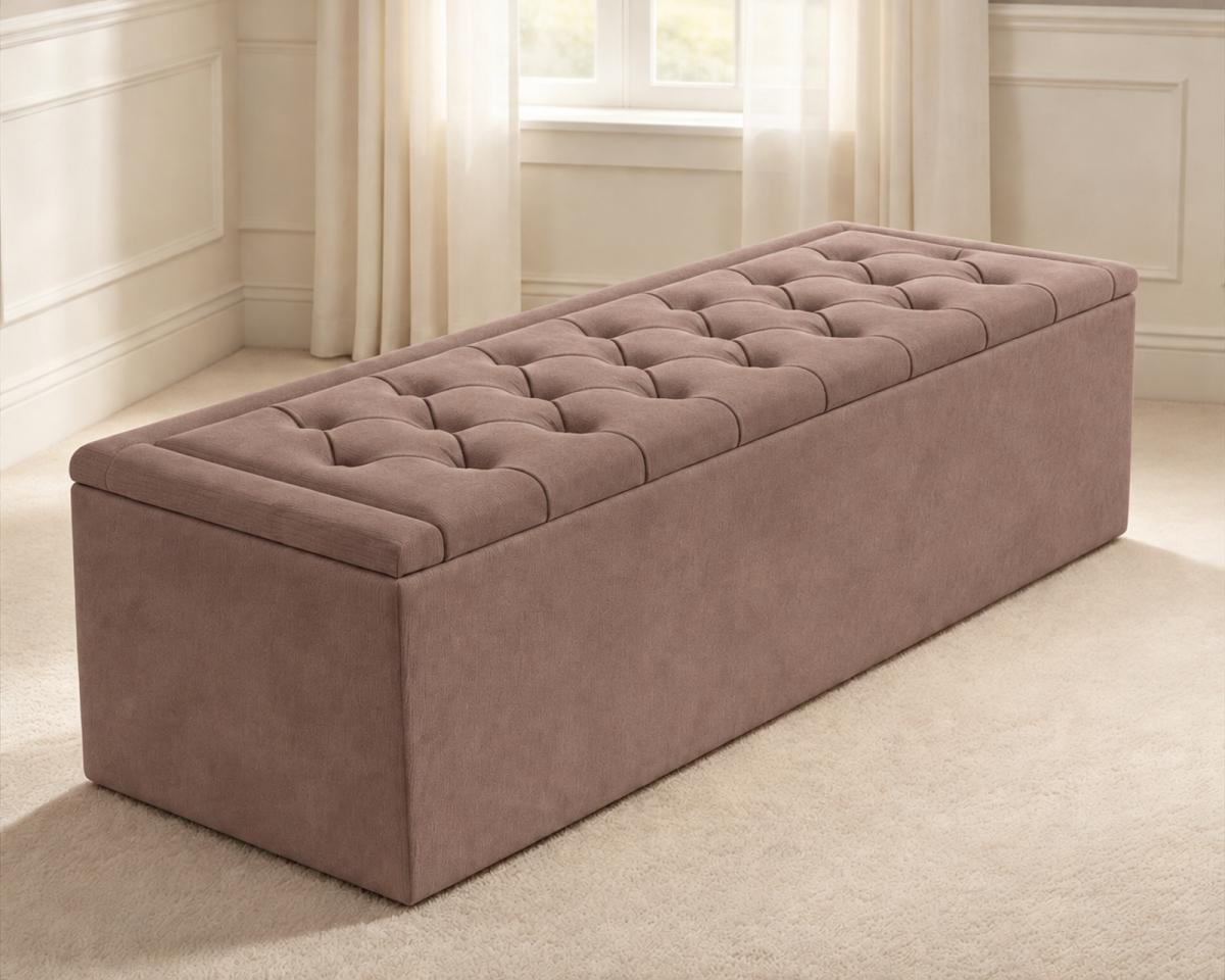 Kingsley Ottoman Storage Box, view 18