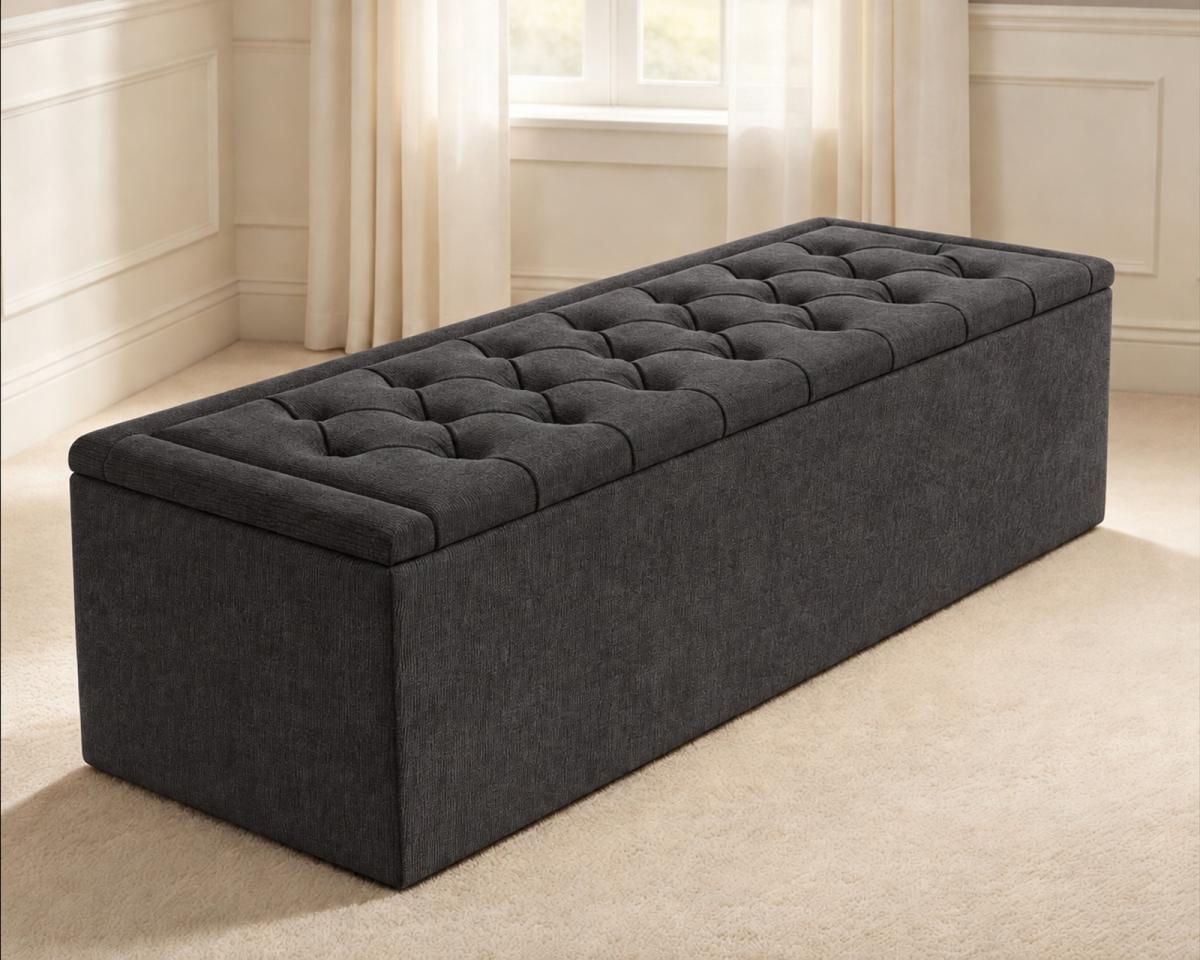 Kingsley Ottoman Storage Box, view 22