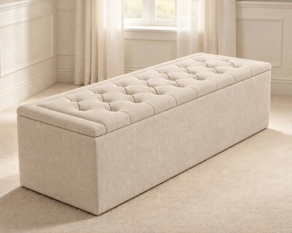 Kingsley Ottoman Storage Box, view 24