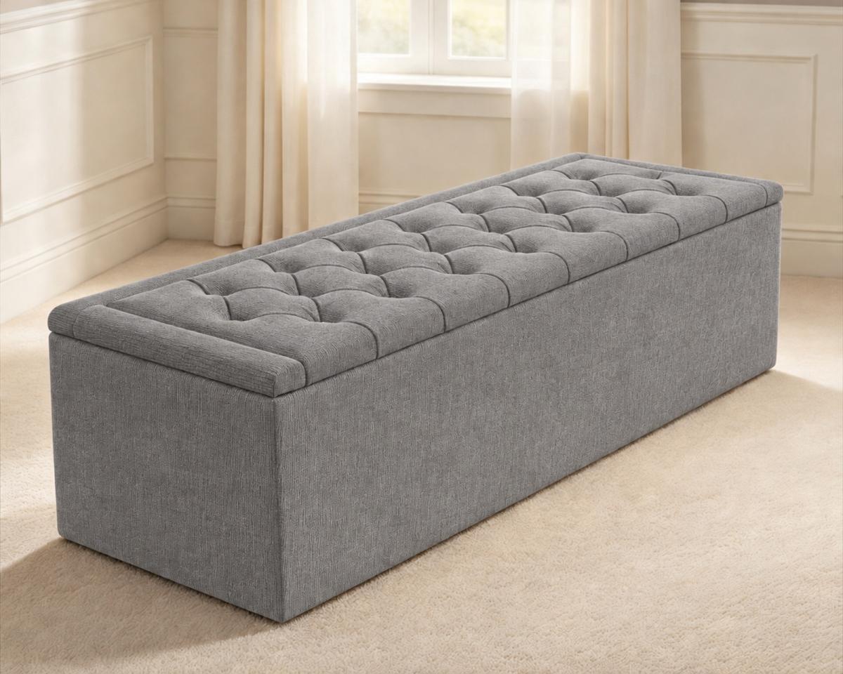 Kingsley Ottoman Storage Box, view 25