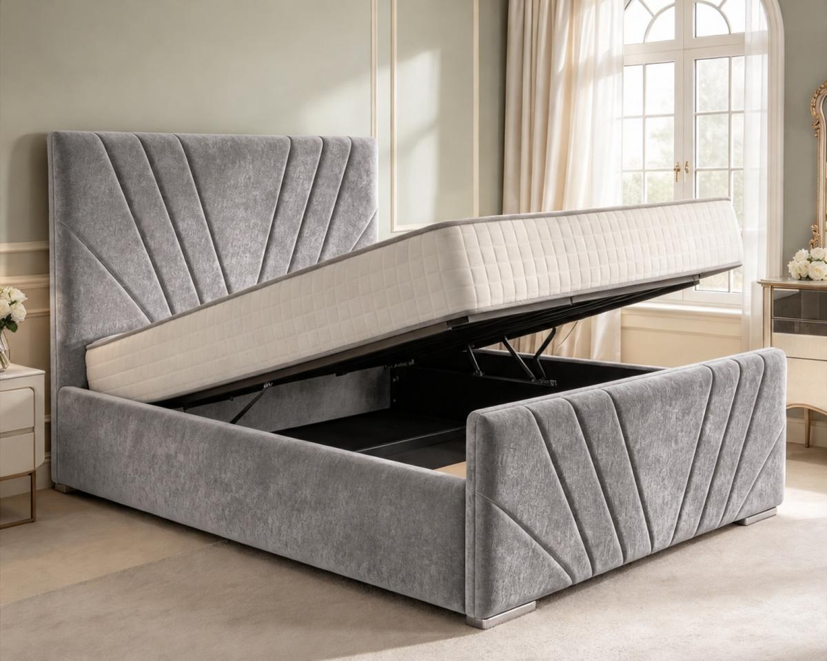 Linwood Upholstered Ottoman Bed, view 3