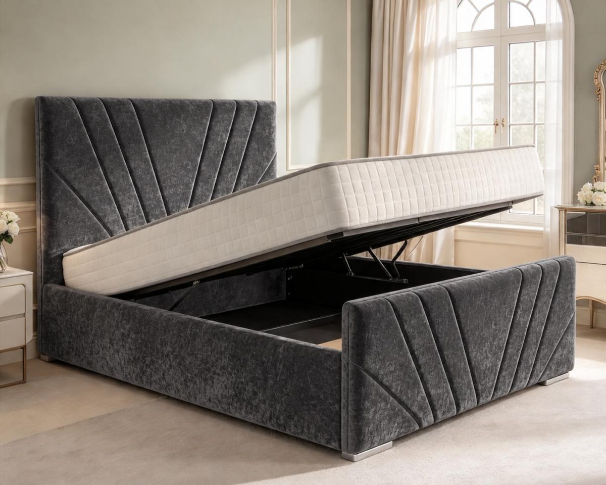Linwood Upholstered Ottoman Bed, view 5
