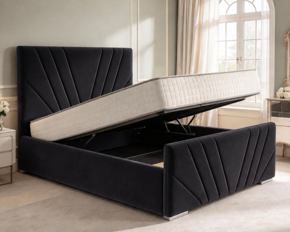 Linwood Upholstered Ottoman Bed, view 9