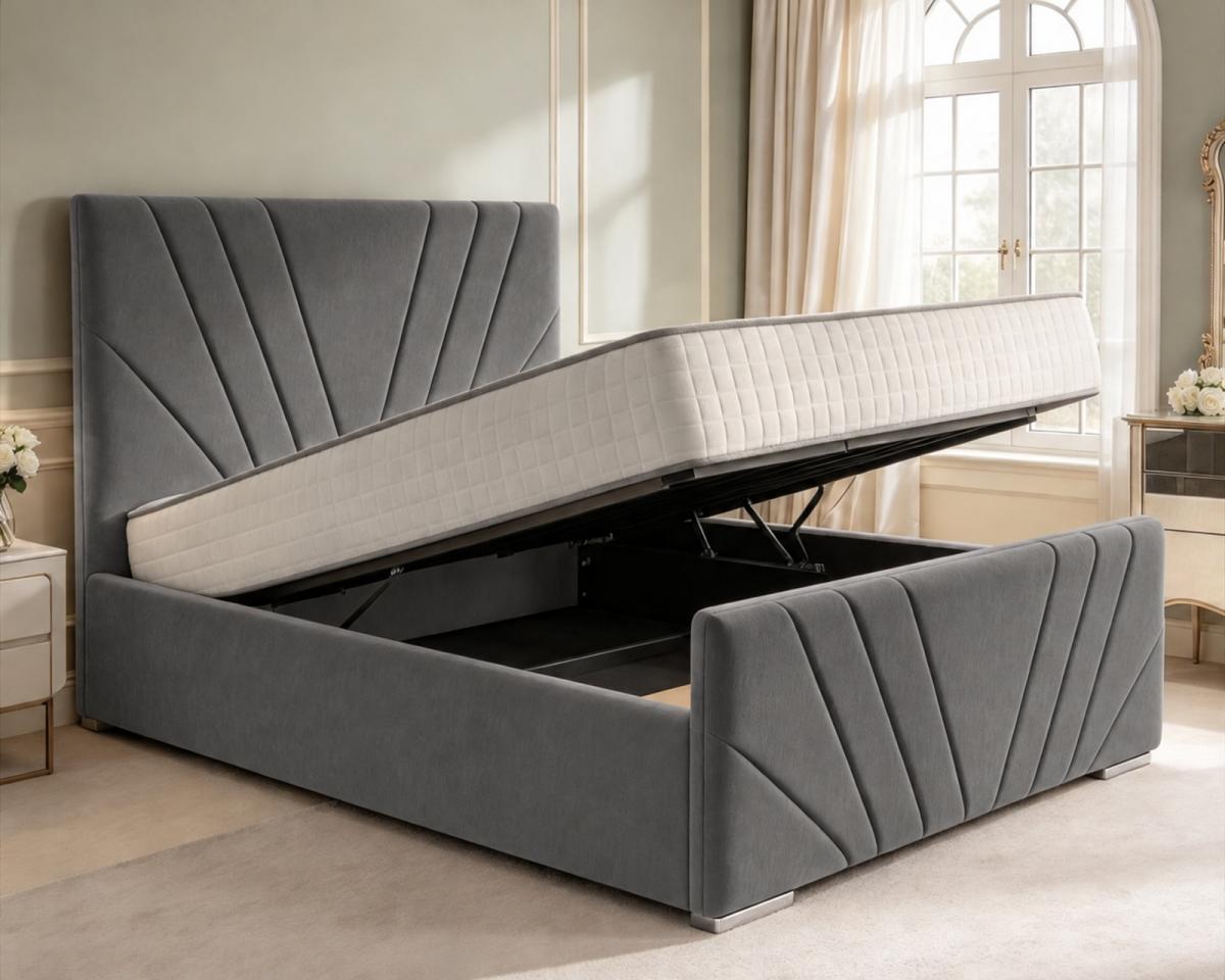 Linwood Upholstered Ottoman Bed, view 16