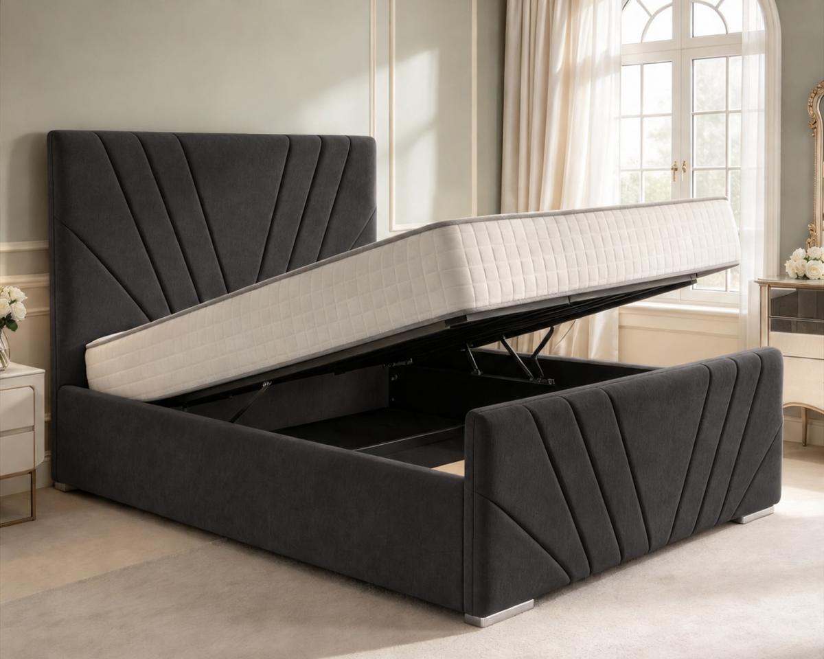 Linwood Upholstered Ottoman Bed, view 17