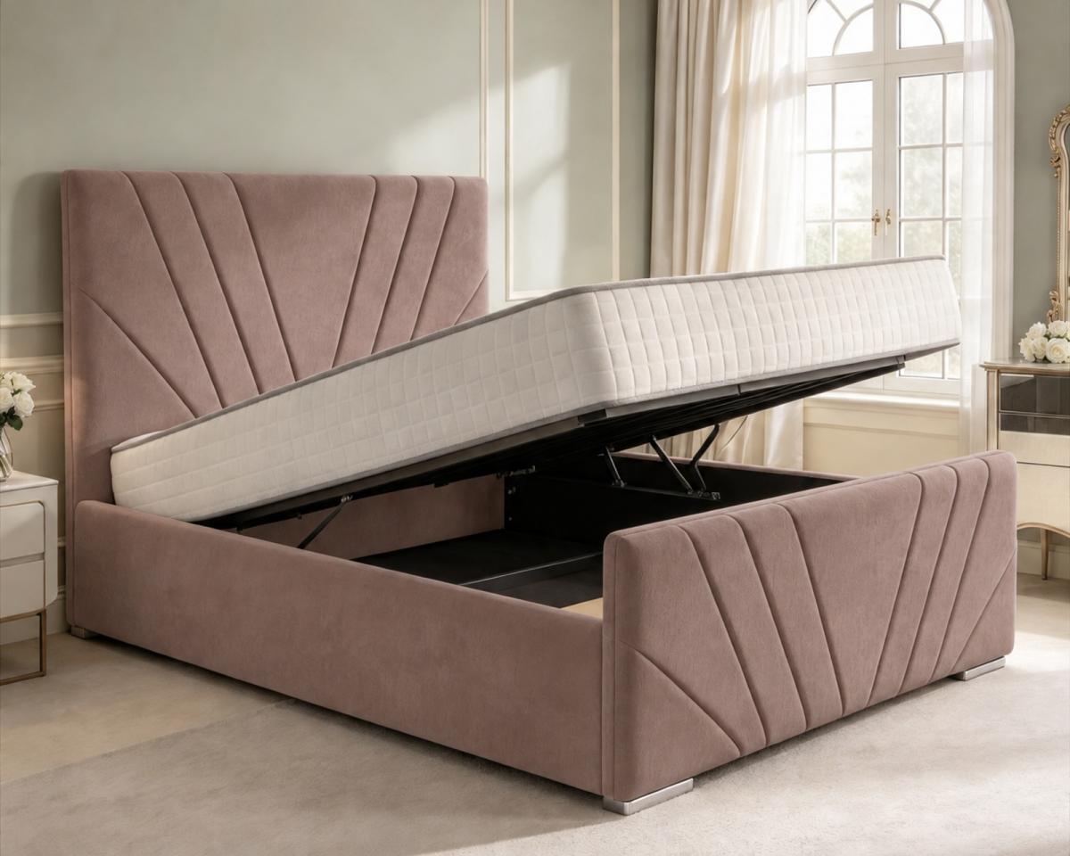 Linwood Upholstered Ottoman Bed, view 18