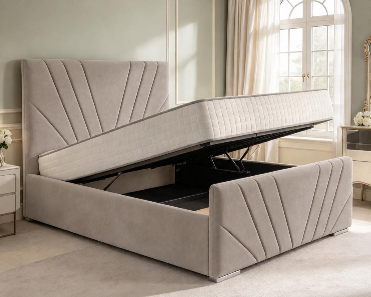 Linwood Upholstered Ottoman Bed, view 20