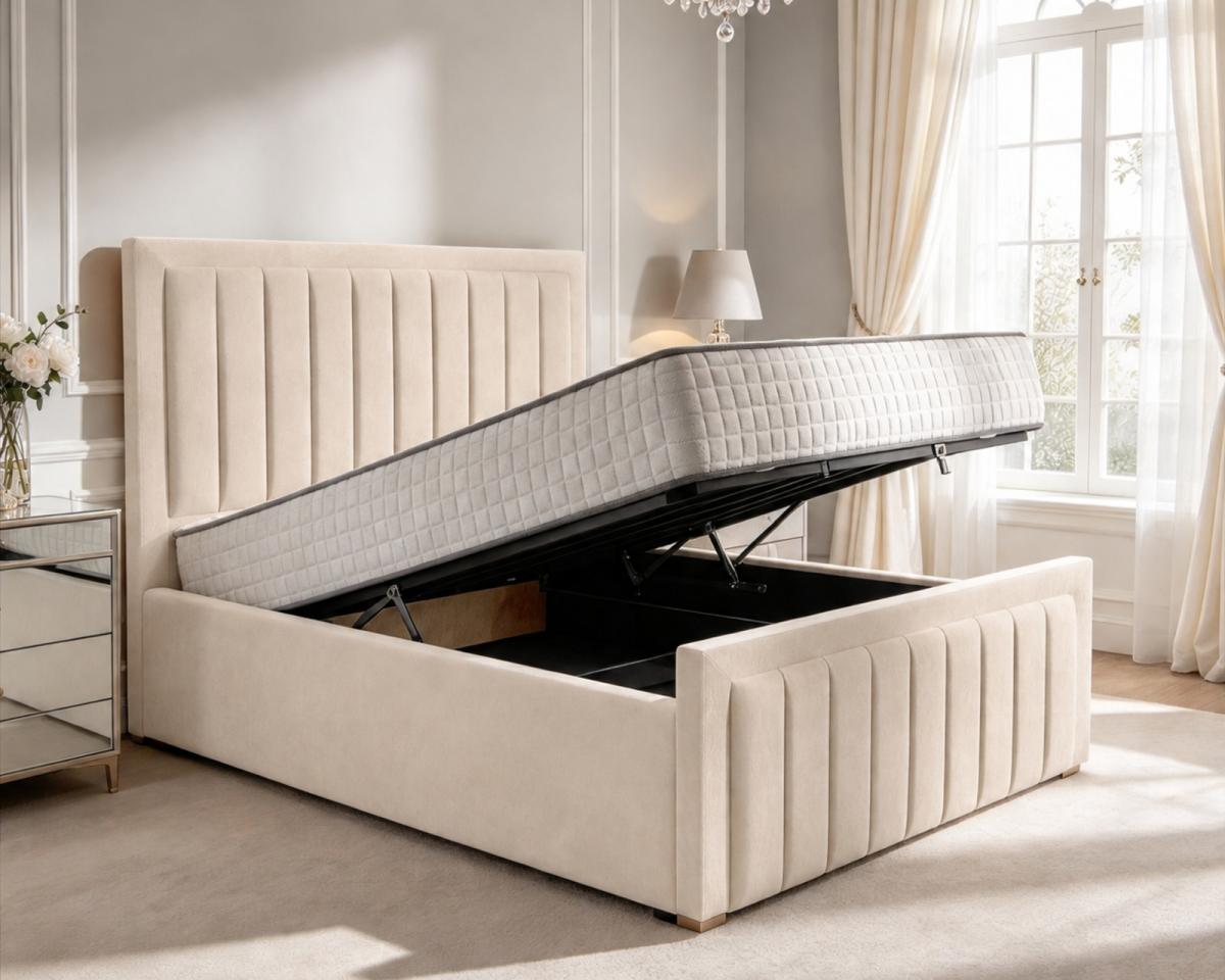 Mayfield Upholstered Ottoman Bed — Upholstered Ottoman Beds, made to order