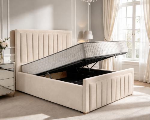 Mayfield Upholstered Ottoman Bed — Upholstered Ottoman Beds, made to order