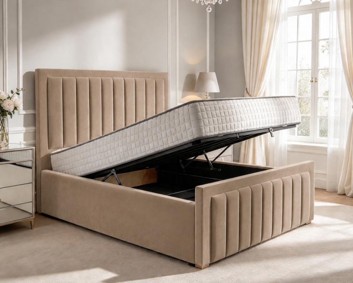 Mayfield Upholstered Ottoman Bed, view 12