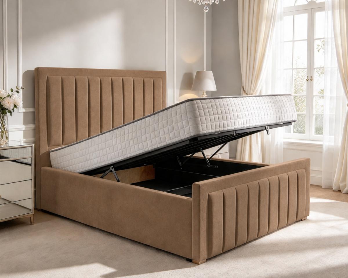 Mayfield Upholstered Ottoman Bed, view 19