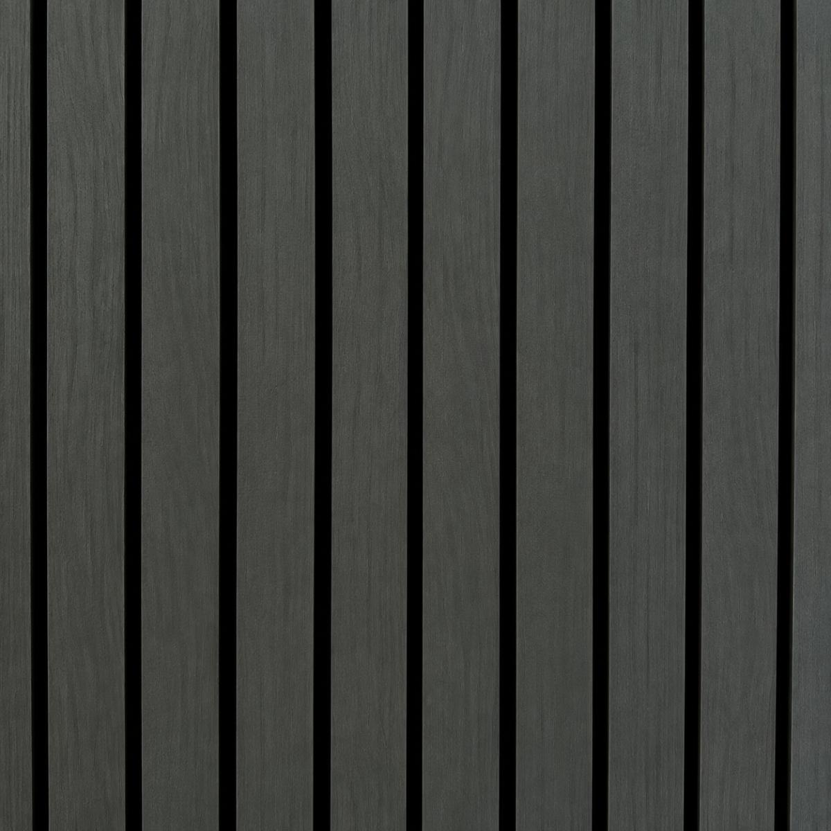 Wall Panel 17E - Black - Wide Slat Acoustic - 240cm - (1 pack / 4pcs) — Slat & Acoustic Panels handmade to order by Langham Furniture, image 2 of 2